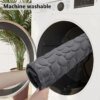 3D Non Slip Bathroom Mat Cobblestone Embossed Bath Mats Absorbent Doormat Carpet Door Floor Mats Machine Washable Quick Drying - Image 5