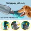 800ml Dogs Water Bottle Portable High Capacity Leakproof Pet Foldable Drinking Bowl Golden Retriever Outdoor Walking Supplies Pet Products - Image 3