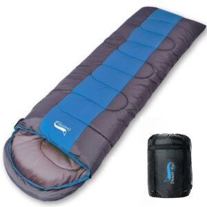 Sleep Warm Anywhere: Lightweight 4-Season Camping Sleeping Bag for Hiking & Travel