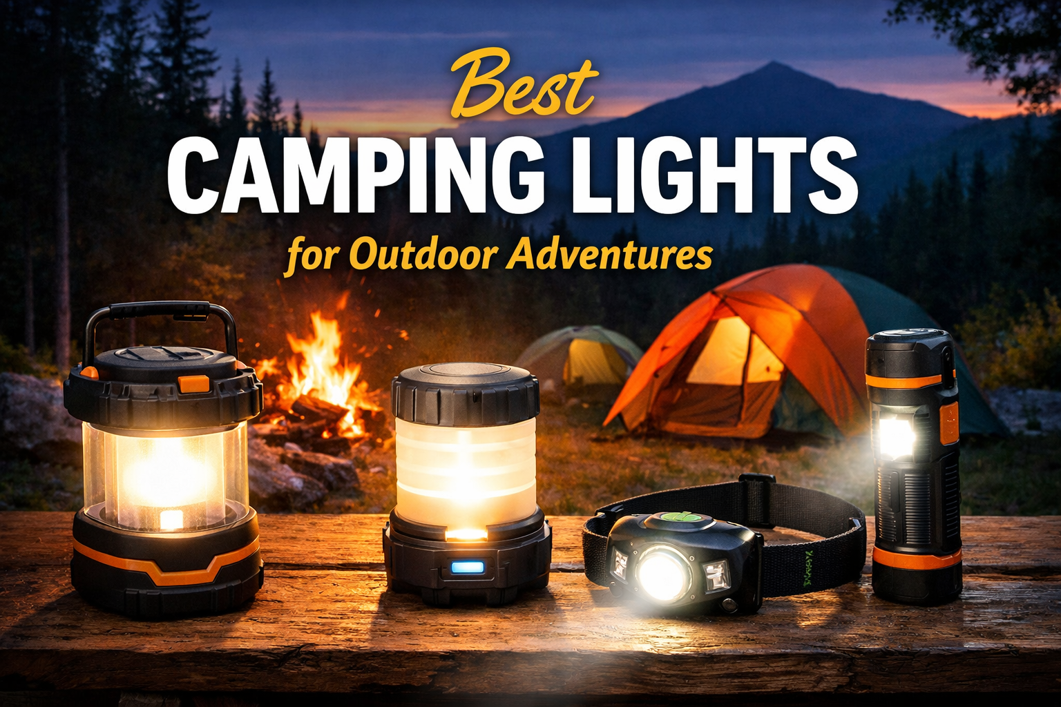 Best Camping Lights for Safe and Bright Outdoor Trips